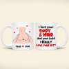 Personalized Gifts For Couple Coffee Mug I Love Your Body And Mind