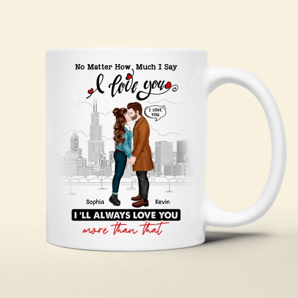 Personalized Gifts For Couple Coffee Mug I Say I Love You
