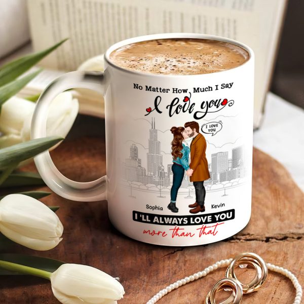 Personalized Gifts For Couple Coffee Mug I Say I Love You