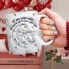 Personalized Gifts For Couple Coffee Mug If We Were Cats I'd Spend All 9 Lives With You