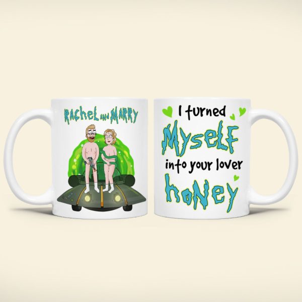 Personalized Gifts For Couple Coffee Mug Naughty Couple & UFO 03totn060724hg