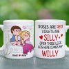 Personalized Gifts For Couple Coffee Mug Open Those Legs Cos Here Comes My Willy Funny Valentine's Gifts