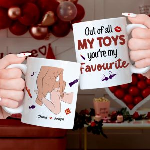 Personalized Gifts For Couple Coffee Mug Out Of All My Toys You're My Favourite