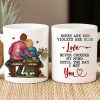 Personalized Gifts For Couple Coffee Mug Rose Are Red Violets Are Blue 06DTDT010324
