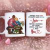 Personalized Gifts For Couple Coffee Mug Rose Are Red Violets Are Blue 06DTDT010324