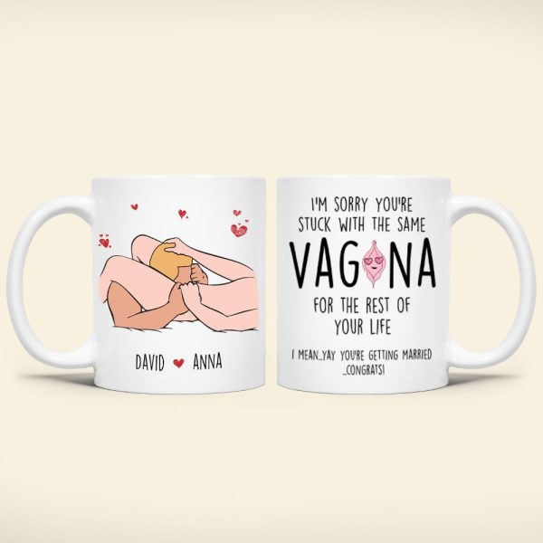 Personalized Gifts For Couple Coffee Mug You're Getting Married Congrats 04OHPU260124