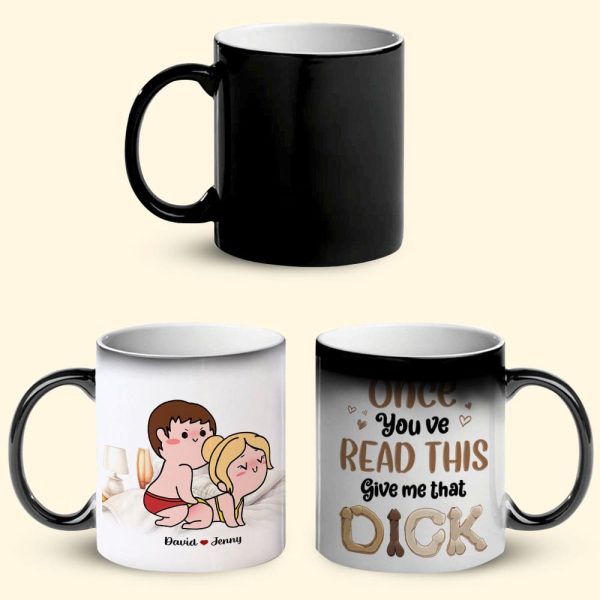 Personalized Gifts For Couple Magic Mug Once You've Read This Give Me That