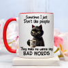 Personalized Gifts For Coworker Coffee Mug Bad Words 03xqpu150125