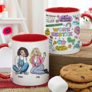 Personalized Gifts For Coworkers Accent Mug 02KALU291124HH