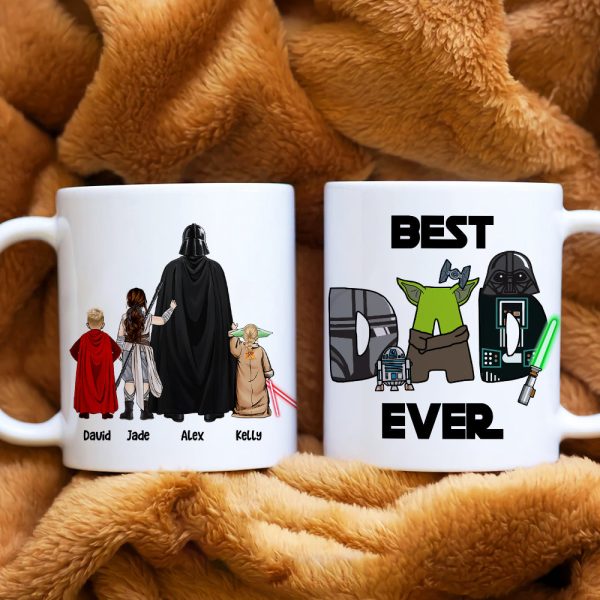 Personalized Gifts For Dad Coffee Mug Best Dad Ever 03HUHN220124HHHG