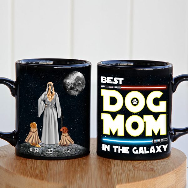 Personalized Gifts For Dad Coffee Mug Best Dog Dad In The Galaxy 012QHTH210324DAHHHG