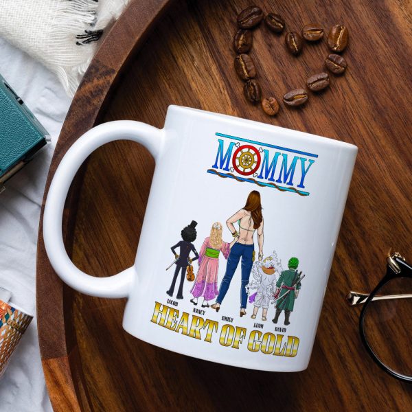 Personalized Gifts For Dad Coffee Mug Father Heart Of Gold 012KAPU260324PA