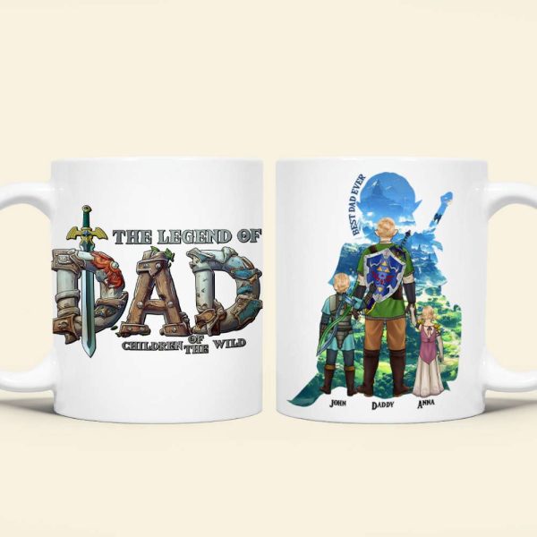 Personalized Gifts For Dad Coffee Mug The Legend Of Dad Father's Day 031QHTN190325HG