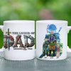 Personalized Gifts For Dad Coffee Mug The Legend Of Dad Father's Day 031QHTN190325HG