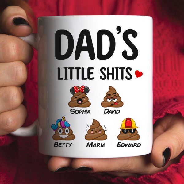 Personalized Gifts For Dad Drinkware Family Little Shit 052DTDT010324