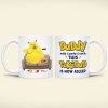 Personalized Gifts For Dads Coffee Mug Daddy With A Comfy Couch 01KATI310124