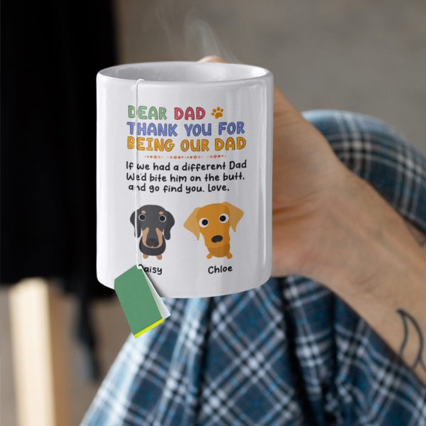 Personalized Gifts For Dog Dad Coffee Mug 051HUPU260124 Father's Day