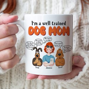 Personalized Gifts For Dog Mom Coffee Mug 03toqn070325pa