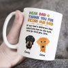 Personalized Gifts For Dog Mom Coffee Mug 05HUPU260124 Mother's Day