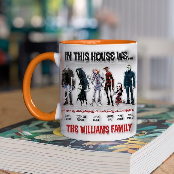 Personalized Gifts For Family Accent Mug, Wizard Family Character 02naqn030824