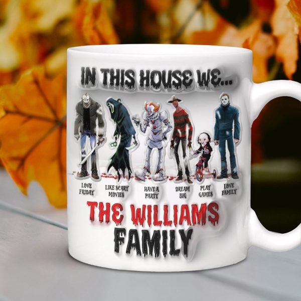 Personalized Gifts For Family Mug Horror Movie Characters 05naqn020824