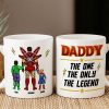Personalized Gifts For Father Coffee Mug Daddy, The One, The Only, The Legend 06OHTI140324PA
