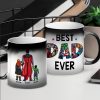 Personalized Gifts For Father Coffee Mug Happy Best Dad Ever 012QHQN290324PA