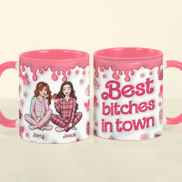 Personalized Gifts For Friends Coffee Mug Cute Inflated Effect 03topu121024
