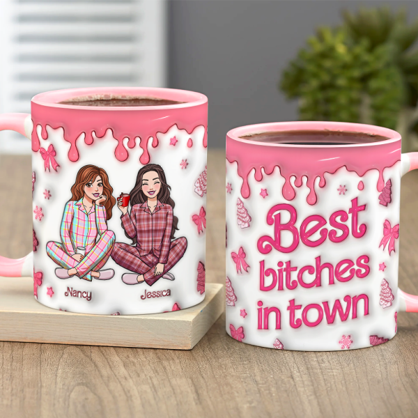 Personalized Gifts For Friends Coffee Mug Cute Inflated Effect 03topu121024