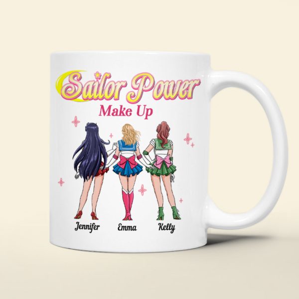 Personalized Gifts For Friends Coffee Mug Sailor Power Make Up 05TOHN230224HH