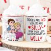 Personalized Gifts For Girlfriend Coffee Mug Here Comes My Willy