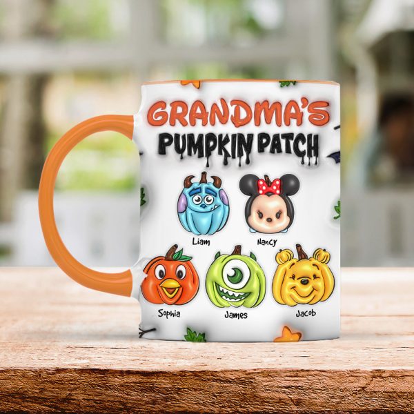 Personalized Gifts For Grandma Accent Mug Pumpkin Patch 02XQPU070824