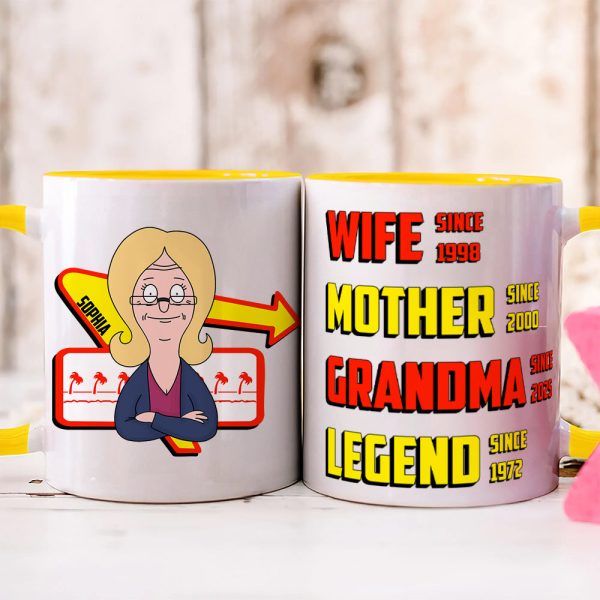 Personalized Gifts For Grandma Coffee Mug - Wife Mother Legend 01TGLU050325HG