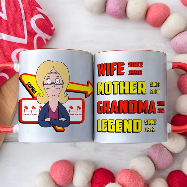 Personalized Gifts For Grandma Coffee Mug - Wife Mother Legend 01TGLU050325HG