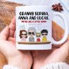 Personalized Gifts For Grandma Coffee Mug We're Like A Little Gang