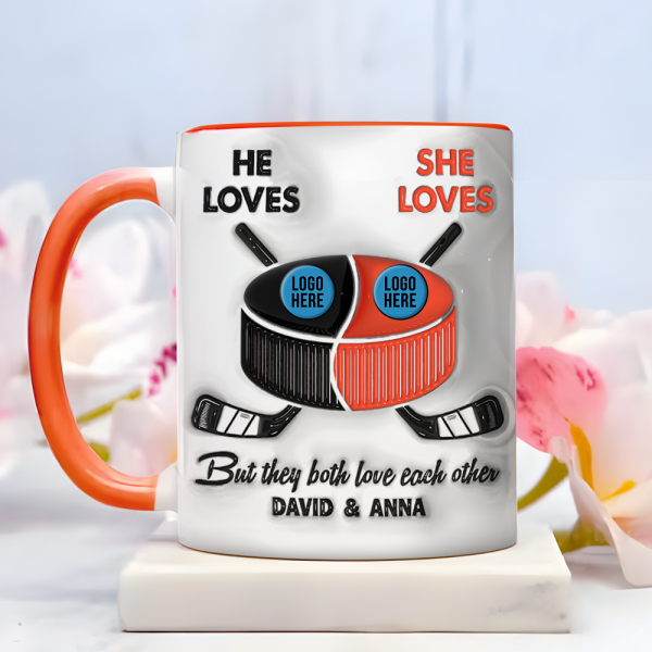 Personalized Gifts For Ice Hockey-loving Couple Coffee Mug 05hupu240125