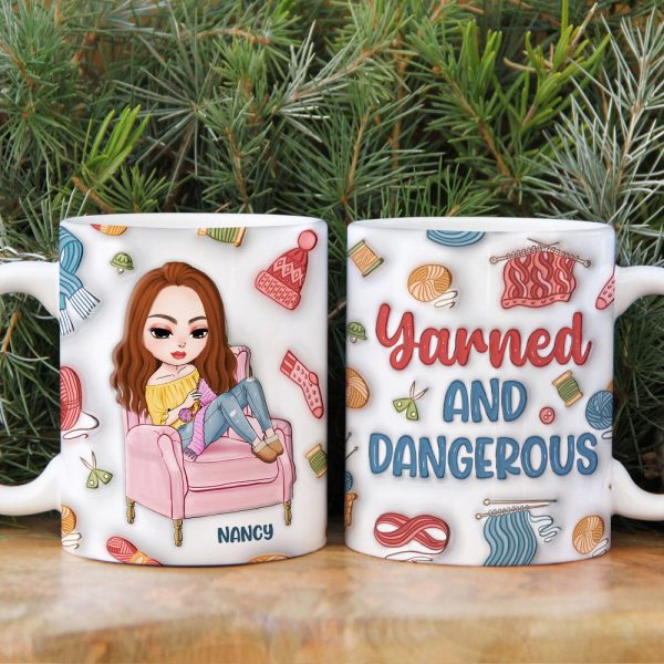 Personalized Gifts For Knitting Girl Mug 02NAPU250724HH