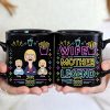 Personalized Gifts For Mom Black Mug, Legend Wife Mom 04TGLU070325HG
