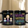 Personalized Gifts For Mom Black Mug, Legend Wife Mom 04TGLU070325HG