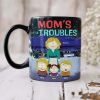 Personalized Gifts For Mom Coffee Mug 01tgtn030425hg Mom's Little Troubles