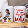 Personalized Gifts For Mom Coffee Mug 04toqn050325hg The Heartbeat Of The Family
