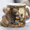 Personalized Gifts For Mom Coffee Mug, Autism Mama Bear 02TGMH240225
