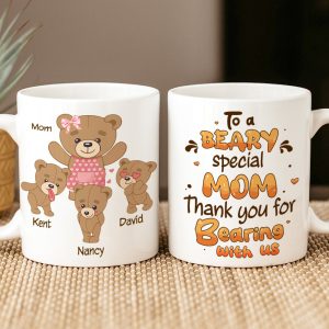 Personalized Gifts For Mom Coffee Mug Beary Special Mom 03htpu240224