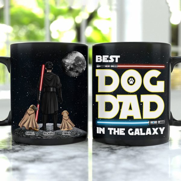 Personalized Gifts For Mom Coffee Mug Best Dog Mom In The Galaxy 011QHTH210324DAHHHG