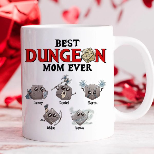Personalized Gifts For Mom Coffee Mug Best Dragon Mom Ever 04KAHN130324