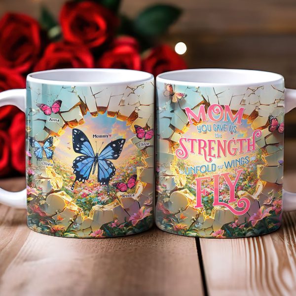 Personalized Gifts For Mom Coffee Mug, Butterfly 03TGDT310325
