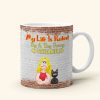 Personalized Gifts For Mom Coffee Mug Cat Mom 05KAMH030325PA