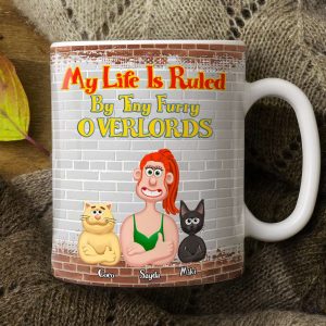 Personalized Gifts For Mom Coffee Mug Cat Mom 05KAMH030325PA