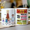 Personalized Gifts For Mom Coffee Mug Don't Ever Forget 03TODT100325HG