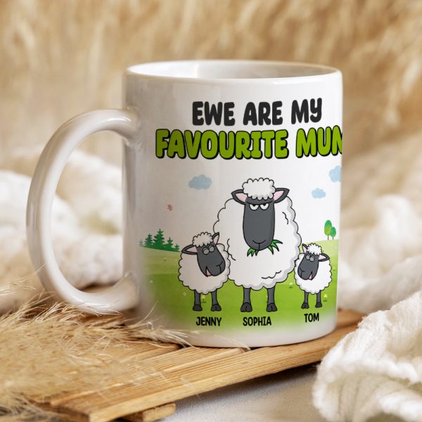 Personalized Gifts For Mom Coffee Mug Ewe Are My Favourite Mum 05natn020324 Mother's Day Gifts